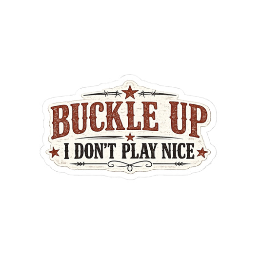 Buckle Up. I Don't Play Nice