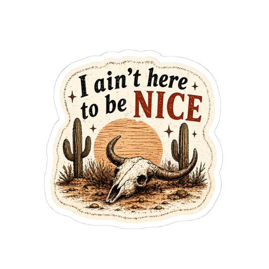 I Ain’t Here to Be Nice
