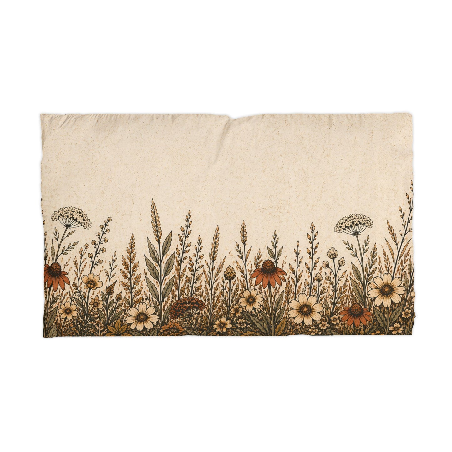 Microfiber Pillowcase — "Growing Through It" Floral Boho Pillowcase