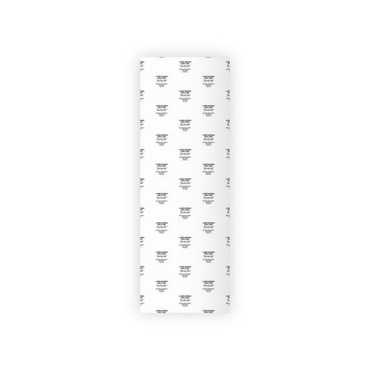 Minimalist 'A Nice Woman Once Lived Here' Gift Wrapping Paper Roll