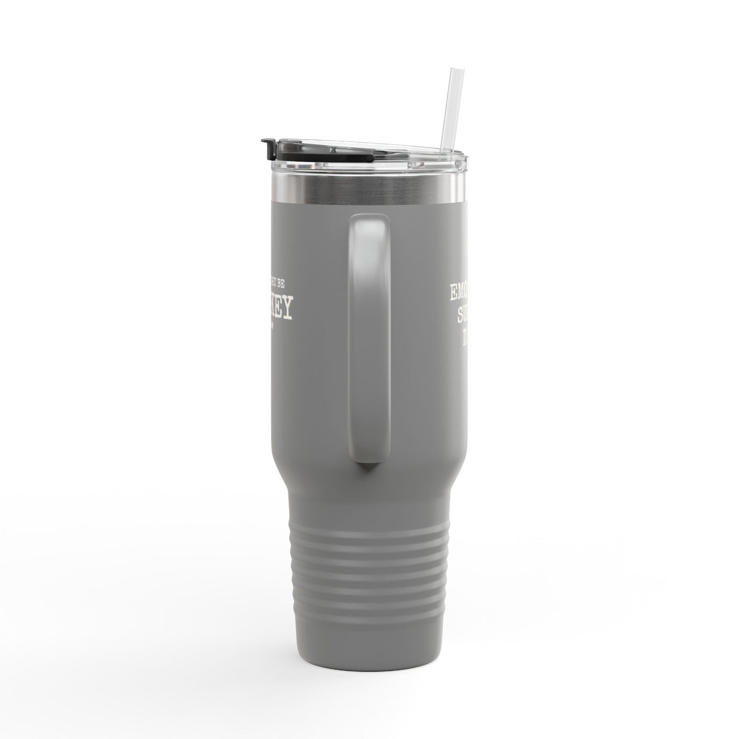 40oz Insulated Travel Mug — “There Might Be Whiskey In Here” Red Tumbler