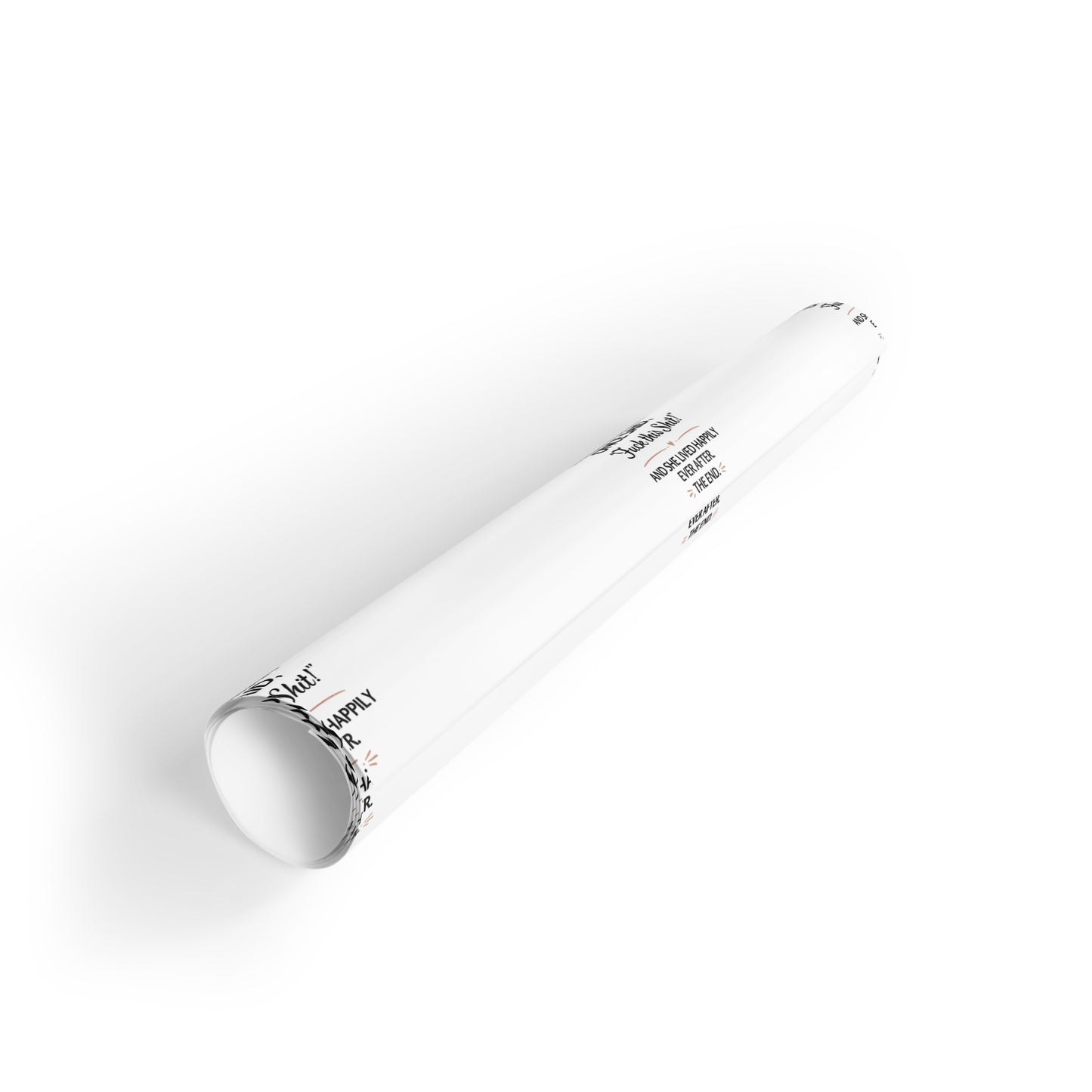 Minimalist 'A Nice Woman Once Lived Here' Gift Wrapping Paper Roll