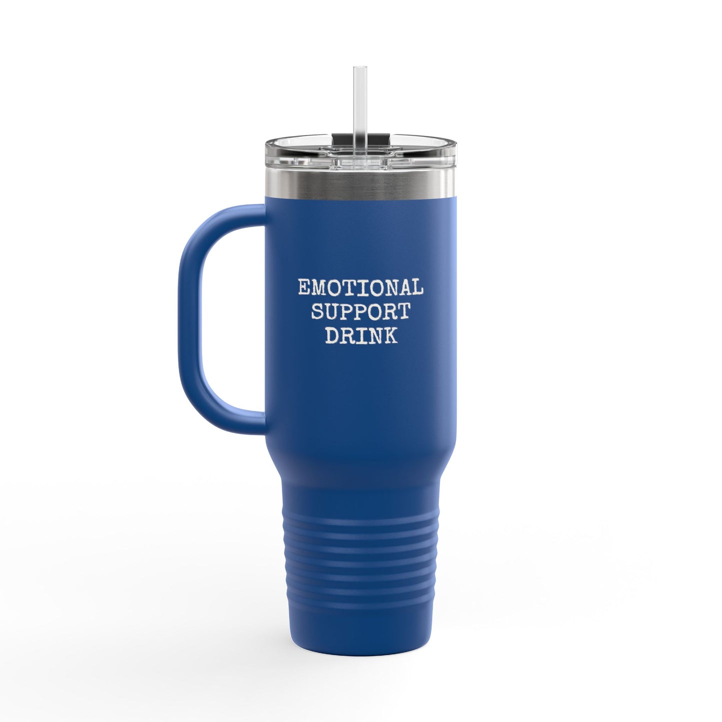 Insulated 40oz Travel Mug – "There Might Be Wine In Here" Red Tumbler with Straw/Handle