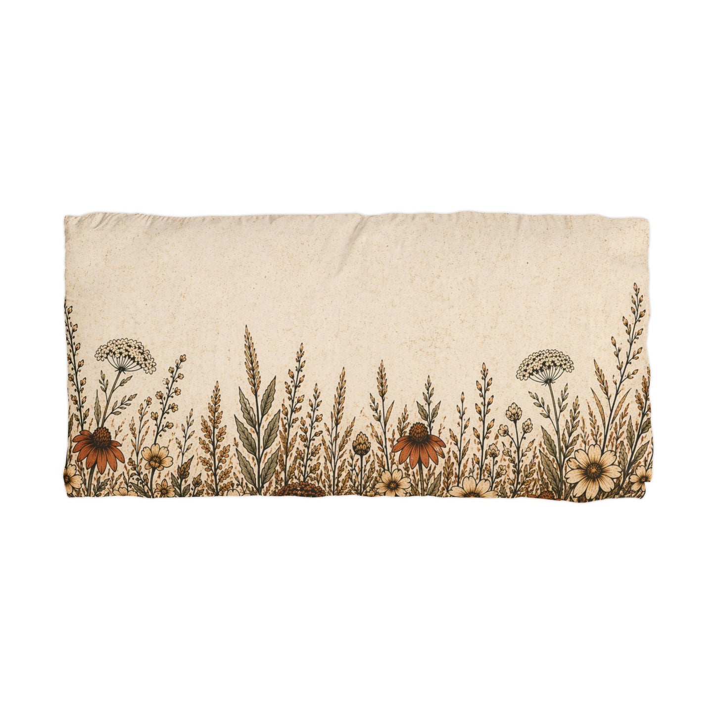 Microfiber Pillowcase — "Growing Through It" Floral Boho Pillowcase