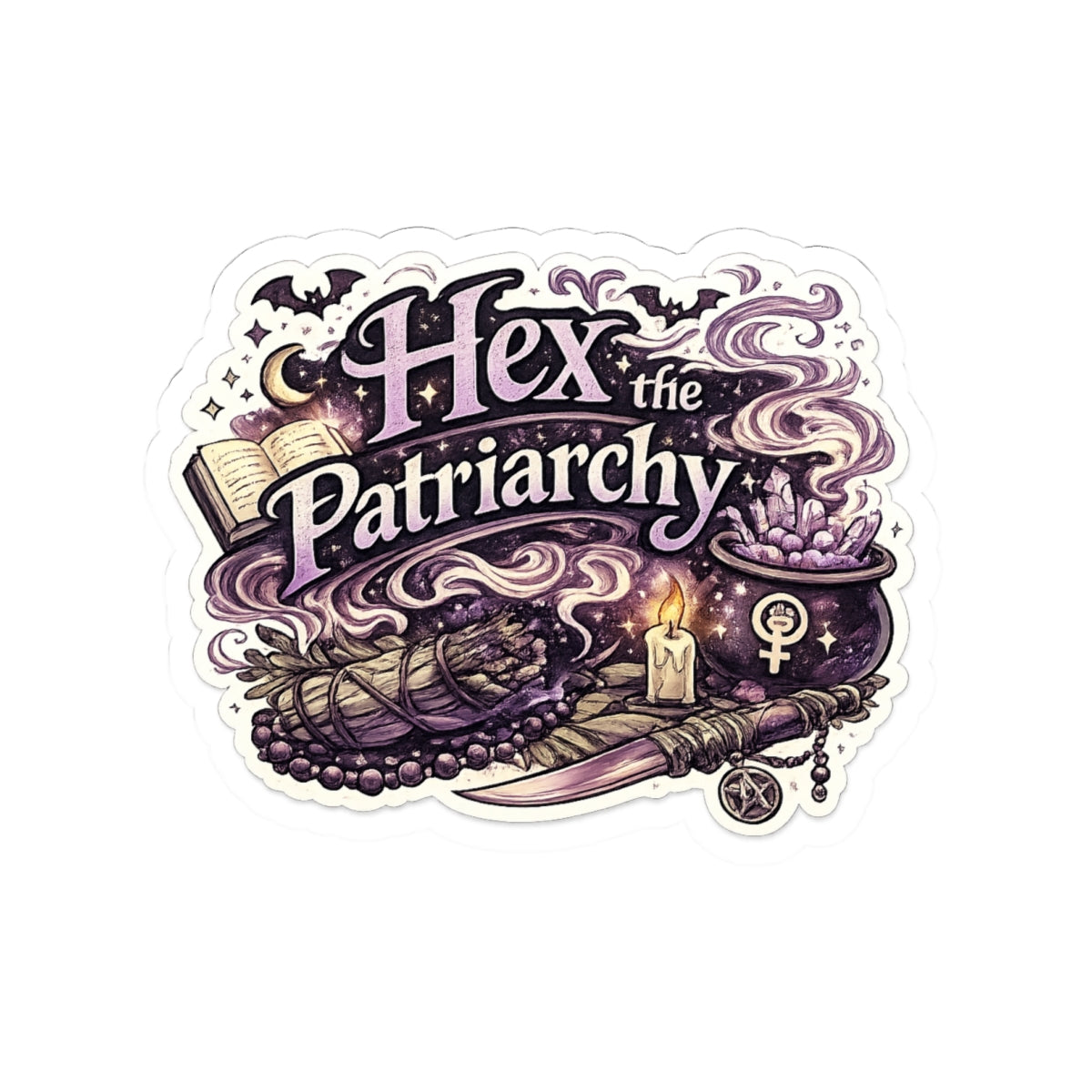 Hex the Patriarchy Sticker