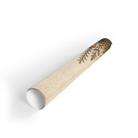 Wildflower Border Gift Wrap Roll – Vintage Floral Wrapping Paper