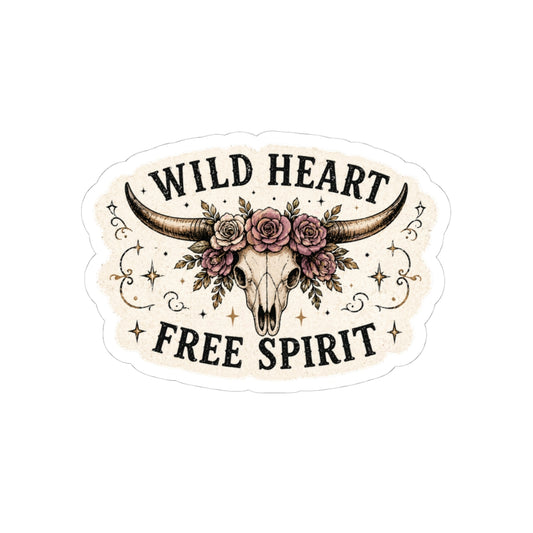 Wild Heart Free Spirit Sticker