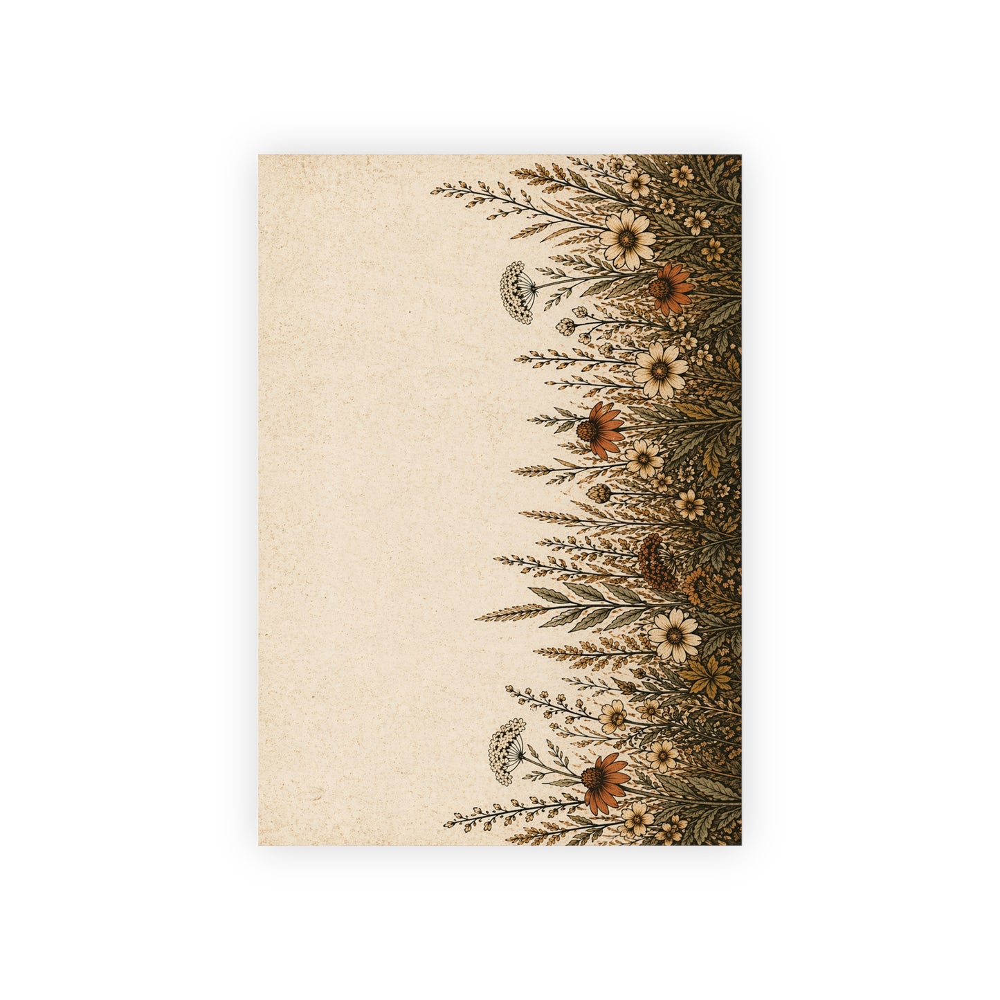 Wildflower Border Gift Wrap Roll – Vintage Floral Wrapping Paper