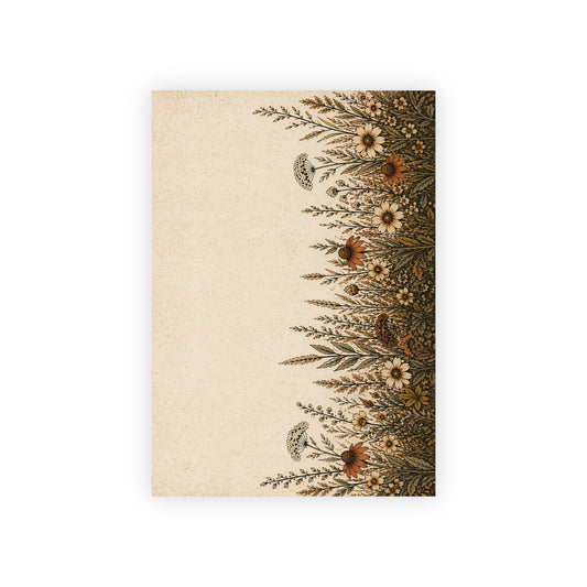 Wildflower Border Gift Wrap Roll – Vintage Floral Wrapping Paper