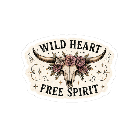 Wild Heart Free Spirit Sticker