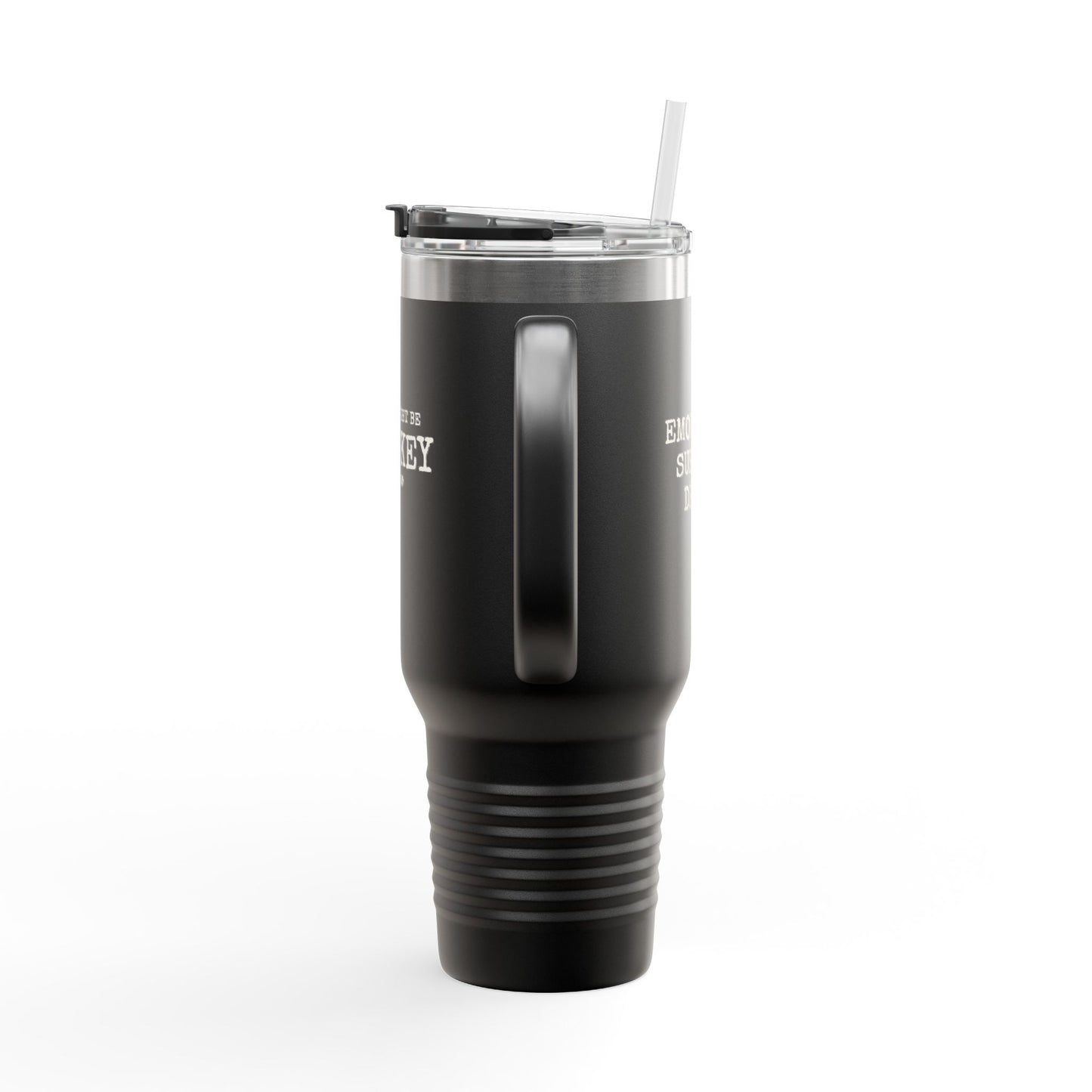 40oz Insulated Travel Mug — “There Might Be Whiskey In Here” Red Tumbler