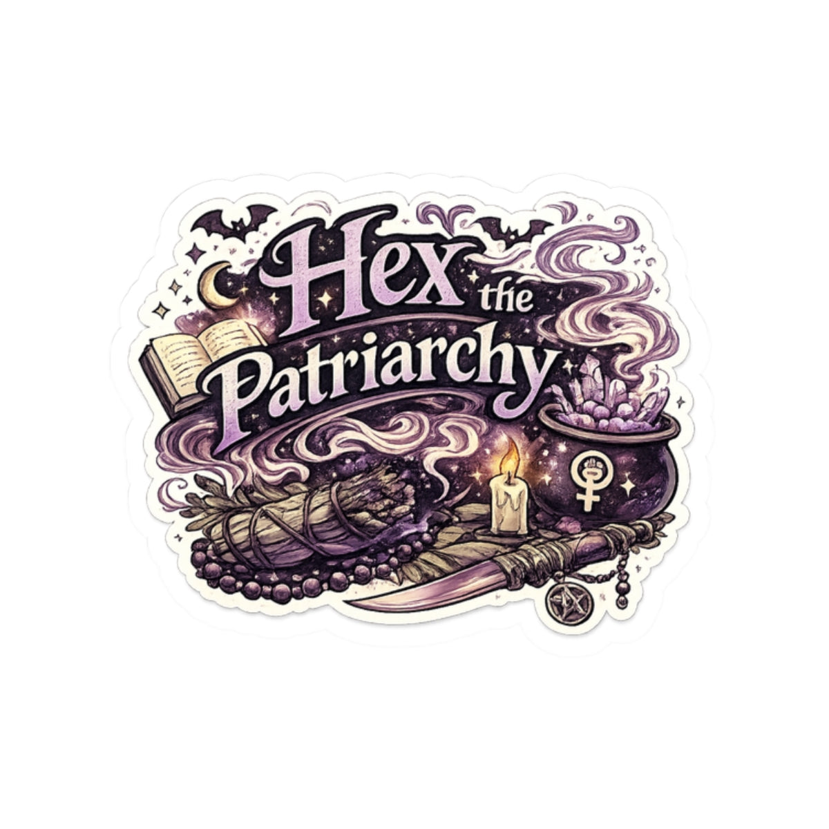 Hex the Patriarchy Sticker