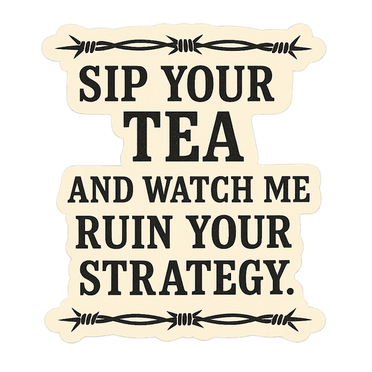 Sip tea: Vinyl Decal Stickers - Beth Dutton Energy Decal Pack for Badass Vibes and Yellowstone Fans