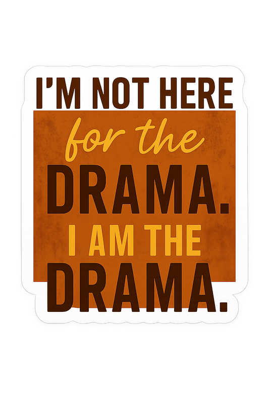 Drama Queen: Vinyl Decal Stickers - Beth Dutton Energy Decal Pack for Badass Vibes and Yellowstone Fans